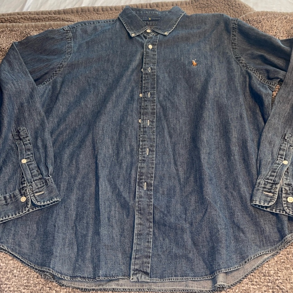 Mens Polo Button Down - image 1